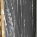 6FT Outdoor Metal Privacy Screen  Decorative Privacy Fence and Room/Garden Divider, Weather-Resistant Freestanding Panel with Stand, Durable Steel for Patio, Garden, Balcony, or Backyard (Black&Louvered)