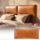 Xuhal 47.2 x 19.6 in Peel and Stick Twin Headboard, 4 Panels, Oak, 9.84" x 23.62"