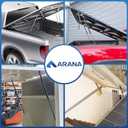 ARANA C16-10198 36 inch 60 lbs Gas Struts, 36 inch 60 Pound Gas Shocks Lift Lid Lift Supports Spring Arms for RV Bed Custom Window Bench Lid Tonneau Cover Trap Door(Fit 48-66 lbs Lid), 2 Pcs