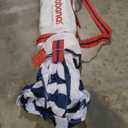 CoolCabana Beach Shade Tent - Easy Setup, UPF 50+ Protection, Large & Medium Sizes, Compact & Wind Resistant - Beach Cabana for The Whole Family - Navy Stripes, Medium