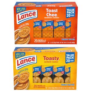 Lance Toasty & Toastchee Variety Pack - 40 pk (EXP 06/02/27)
