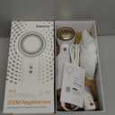 Tideway Hair Dryer, Blow Dryer with Diffuser, Ionic Professional High-Speed 1500W Low-Noise, 110,000 RPM Brushless Motor, Fast Drying, Travel Compact for Women & Men (Gold)