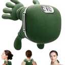 Shoulder Hand Neck Massager Fingers with Heat Simulated Human Hand Design Masajeador De Espalda Y Cuello for Pain Relief Deep Tissue and Back Pain Relief-Green