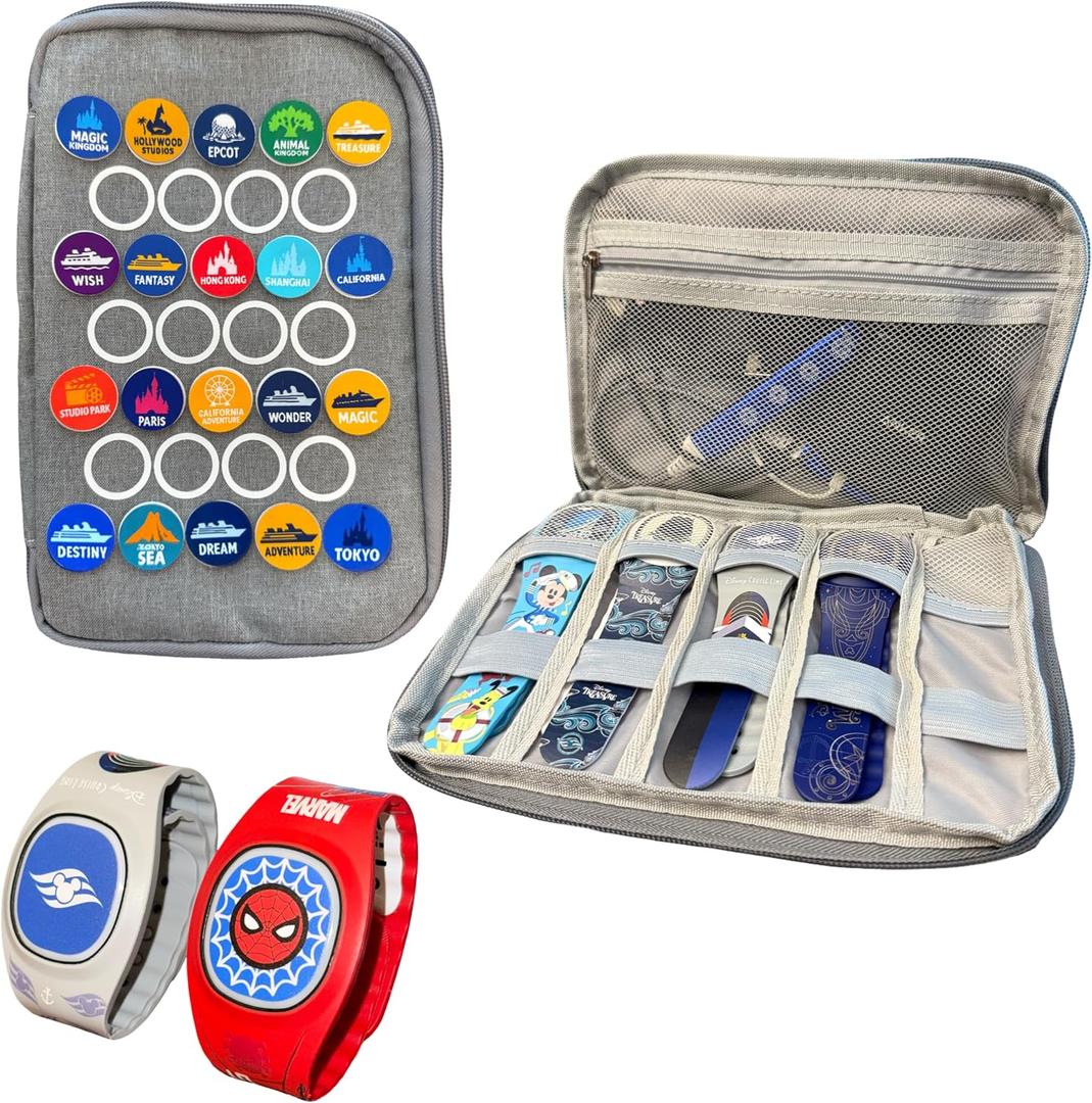 MagicBand+ Travel Case Disney World Accessories for Trip. Disney Cruise Essentials.