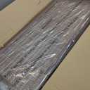 4 Panel Short Room Divider, Bamboo, 47.2 in Tall, Dark Brown