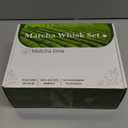 Matcha Whisk Set with Matcha Bowl, Matcha Whisk Holder Matcha Bamboo Whisks, Scoop, Sifter, Funny Gifts for Women Mom Her Girl Friend Home Kitchen Decor Gifts for Tea Enthusiasts Christmas