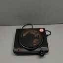 Elite Gourmet Countertop Electric Burner, 1000W Cast Iron Hot Plate, 7 Heat Settings, Portable Cooktop for RV, Dorm, Office & Small Kitchens, Road-Ready & Compact (Single)