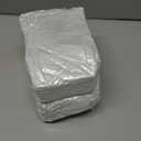 50 Pack 3.5 Oz Mini Square Dessert Cups with Spoons,Plastic Parfait Appetizer Cup,Disposable Plastic Cups for Puddings Mousse Desserts Pack Of 2