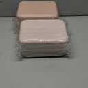 4 Pack Silicone Bento Boxes for Adults, 5 Compartment Reusable Lunch Containers with Sauce Section, Leakproof Meal Prep Snack Box Microwave & Dishwasher Safe for Office(Light Color)