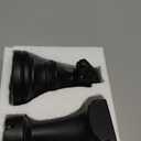 jinhuoba Decorative Bookends Chess Bookends, Black Heavy Book Ends Supports, Unique Book Kends Decor for Office Home Desk Bookrack, 7"(L) x4(W) x7(H), 1Pair/2Piece