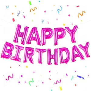 KatchOn, Hot Pink Huge 16" Birthday Balloon, Self Sealing, Reusable, for Girls Party Decorations