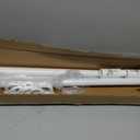 Tension Curtain Rod No Drilling 51148In(12Ft), Extra Long Outdoor Curtain Rod for Windows Patio, Adjustable Spring Heavy Duty Tension Shower Rod for Bathroom Room Divider Pole Diameter 1.26In, White