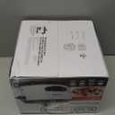 BLACK+DECKER Rice Cooker 6-Cup (Cooked) with Steaming Basket, Removable Non-Stick Bowl, White