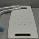 AquaSense Adjustable Non-Slip Bath & Shower Stool for Inside Shower, 20.08 x 12.2 x 14.17 Inch, White, (770-500)