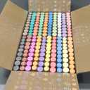 180 Pack Washable Sidewalk Chalk for Kid, 20 Colors Non-Toxic Jumbo Chalk Paint Bulk for Summer Outdoor Activity, Playground, School Classroom Chalkboard, Chalk Party Favors Set for Toddler Kids Adult