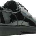 Bates Men's High Gloss Duty Work Shoe, Black, 9.5