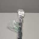 QINGYUN Black Tension Curtain Rod 28 to 48 Inch Spring Rod No Drilling Adjustable Shower Curtain Rod for Windows, Bathrooms, Closet, Kitchen