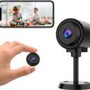 VSTARCAM Tiny Camera for Home Security 1Pcs, 2.4GHz WiFi Portable Battery Operated with IR Night Vision, Human Detection, 136 Wide Angle, Baby Monitor Small Motion Activated Camera