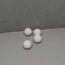 KOLUTI 4 Pack Silicone 1.5oz Golf Ball Shot Glasses, Small Funny Juice Drinking Golf Ball Shaped Shot Glass with Lid, Golf Birthday Festival Themed Gifts Set for Men Golfers, White