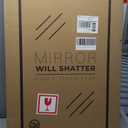 HOMECOOKIN Wood Bathroom Mirrors for Wall Mounted, 20" x 30" Rustic Wood Frame Wall Mirrors Decorative for Living Room or Bedroom Vanity Mirror (Black) 