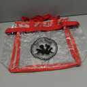 Clear Zipper Tote With color trim Pack of 4