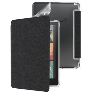 WALNEW Case for 7-inch Kindle Paperwhite 12th Generation 2024 and Colorsoft Signature Edition, Clear Soft TPU Back Protective Cover, Auto Wake/Sleep