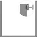 Malier Safety Innovations No Hole Retractable Baby Gate Mounting Kit for Stairs, Doorways, 36-60" Wide Pressure Mounted Mesh Baby Gate or Mesh Dog Gate Banister Adapter (Mesh Gate Not Included)