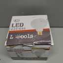 LEOOLS LED Light Bulb G25/G80 Dimmable Flick-Free Matt White 6W Soft White 3000k CRI95 600LM, 60W Equivalent Vintage LED Edison Globe Light Bulb,E26 Standard Base, 4 Pack