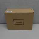 Burnt Orange Halloween Flameless Pillar Candles with Remote, Ghost LED Wax Candles Battery Operated Set of 3