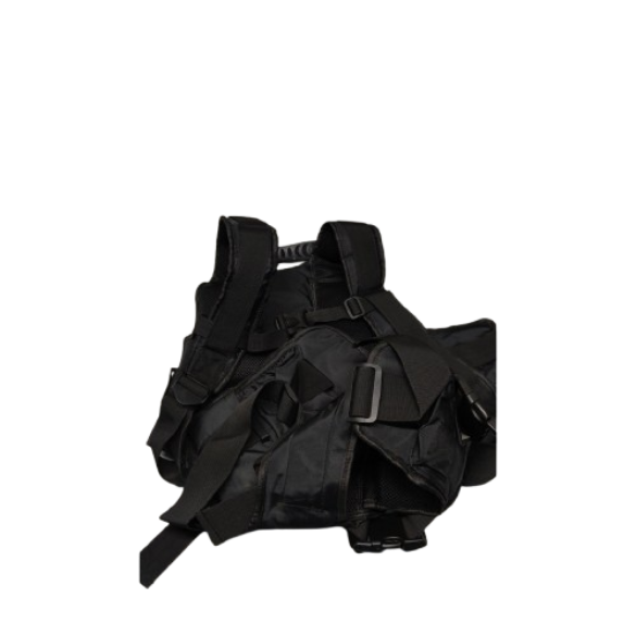 Hands- Nylon Walkie-Talkie Chest Bag,Universal Harness Backpack Two Way Radio Holder Accessory Adjustable Bag Hanging On Duty