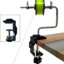 Fishing Line Spooler Silver Reel Winder Spool Tackle Winder spooling Station Winding System Ultimate Line with U Clamp