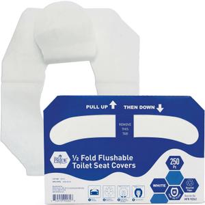 MED PRIDE Disposable Toilet Seat Covers,Flushable,Septic Safe,250 Count
