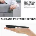 Bluetooth Arc Touch Mouse, Portable Slim Folding Travel Mouse whitout USB Dongle, Foldable Mice for Laptop, Tablet - Black
