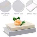 2 Pcs Decorative Books Boxes for Home Decor - Beautiful Linen Faux Box for Modern Home Coffee Table Decor - Fake Books Fashion Storage Boxes for Decoration