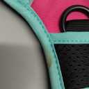 PHOEPET 2019 Upgraded No Pull Dog Harness, Reflective Adjustable Vest, with a Training Handle + 2 Metal Leash Hooks+ 3 Snap Buckles +4 Slide Buckles(L, Pink)