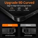 X-it 2 Packs Screen Protector for iPhone 16 Plus 6.7-inch - [Auto-Dust Removal] 9H+ Tempered Glass [10X Military Protection], Bubble Free, Case Friendly (Clear)