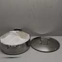 Inqibee Tri-Ply Stainless Steel 8 Quart Rondeau Pot with Lid Braiser Pan, 13 inch Deep Frying Pan, Versatile Cookware, Large Saute Pan, Compatible With All Cooktops, Induction Compatible, Oven-Safe