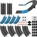 AGM MASTECH Extension Set #3-38 Piece Track Expansion Accessory Pack(Fly-Over Slope) - for Use with AGM MASETCH 1:64 Slot Car Racetrack Systems