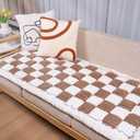 Flying Paws Dog Couch Cover Protector, Dog Bed Mat for Couch Washable Pet Bed Cover, Large Dog Blanket Pet Friendly Sofa Cover, Dark Coffee, 27 * 59 ''