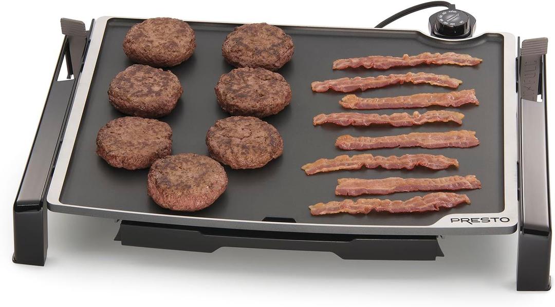 Presto 07073 XL Tilt-N-fold Electric Griddle, Black