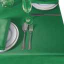 Cupuamon 132 inch Round Tablecloth Washable Polyester Table Cloth Decorative Table Cover for Wedding Party Dining Banquet132 inch,Emerald