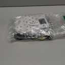 Langsprit Washable Female Dog Diapers (3 Pack) - No Leak Reusable Diapers for Doggy Female in Period - Highly Absorbent Dog Heat Panties with Adjustable Snaps M (Black and White)