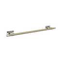 Amerock BH26614PNBBZ | Polished Nickel/Golden Champagne Towel Bar | 18 in (457 mm) Towel Rack | Esquire | Bathroom Towel Holder | Bathroom Hardware | Bath Accessories