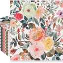 200Pcs Floral Paper Napkin Disposable Watercolor Rose Flower Paper Napkin Decorative Dessert Dinner Hand Towels for Bathroom Wedding Baby Shower Birthday Party(6.5 * 6.5 inch)