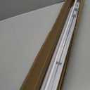 DEZ FURNISHINGS Premium Cordless 1" Room Darkening Vinyl Mini Blinds, 28" W x 64" H, White