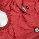 ASENKU Dog Winter Coat - Waterproof Windproof Dog Jacket, Warm Snowproof Doggie Puffer Vest for Cold Weather, Lightweight Snow Coats for Small Medium Large Dogs (3XL, Red)