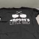 Grooms Brother Gifts Brother of the Groom T-Shirt for Men, Black, Small, Short Sleeve, Classic Fit, Wedding, Celebration