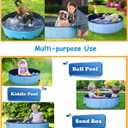 Dog Pool Foldable Dog Pool pet Pool Swimming Pool Portable Suitable for Indoor and Outdoor use (40x12in)