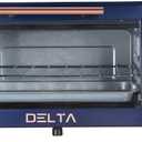 2 Slice Toaster Oven, Small Countertop Oven, Compact Mini Oven Fits 9” Pizza, with Timer & Temperature Control with Baking Tray & Rack for Kitchen, Dorm, Apartment, 750W
