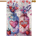 Garden Flag 28x40 Inch - Love Filled